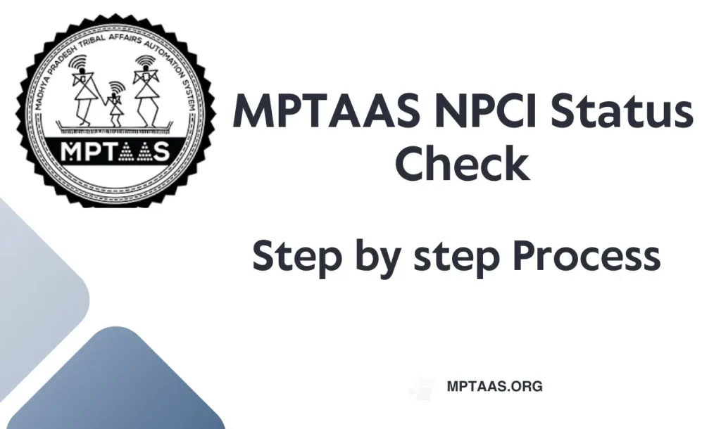 MPTAAS NPCI Status Check - Step By Step Guide